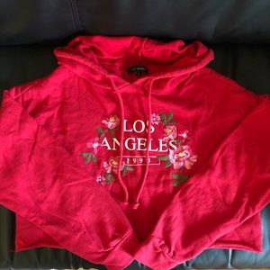 LA hearts croptop sweater